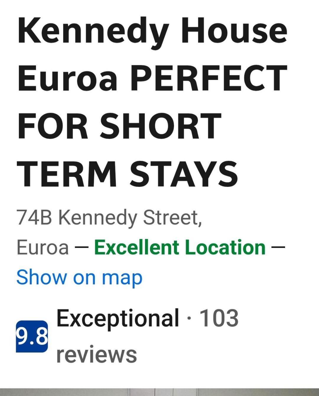 Kennedy House Euroa Perfect For Short Term Stays Eksteriør bilde